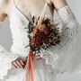 Bramble Petite Autumn Dried Flower Wedding Bouquet, thumbnail 3 of 3