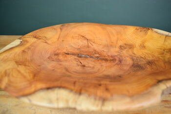 Hand Carved Wooden Bowl Locally Sourced Yew Tree, 5 of 11
