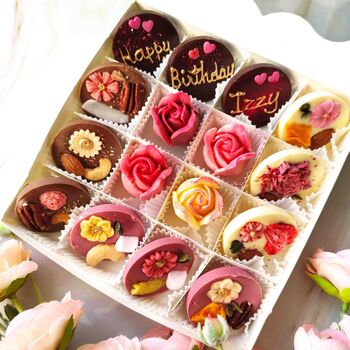 Personalised Chocolate Roses, Sweet Flowers Gift, 2 of 8