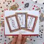 Six Retro Christmas Cards: Books, Stamps And Kings, thumbnail 4 of 4