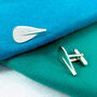 Paddleboard Paddle Boarding Sterling Silver Cufflinks, thumbnail 3 of 6