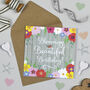 Sage Garden 'Beautiful' Birthday Card, thumbnail 1 of 2