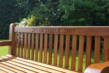 Engraved Memorial Bench, 9 of 12