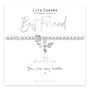 Just Because Silver Plated You Are My Bestie Bracelet, thumbnail 1 of 3