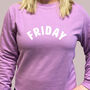 Friday Slogan Sweatshirt, thumbnail 5 of 5