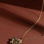 Spinning Nine Gemstones Dharma Wheel Necklace, thumbnail 6 of 12