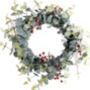 Red Berry And Eucalyptus Faux Wreath, thumbnail 4 of 4