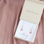 Mother And Child Birthstone Earrings, thumbnail 3 of 11