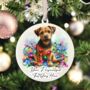 Personalised Patterdale In Christmas Lights, thumbnail 4 of 12
