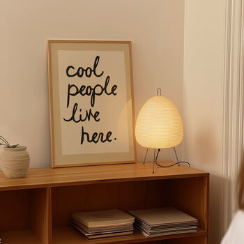 Cool People Live Here Handwritten Print, 2 of 12