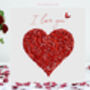 Valentine's I Love You Butterfly Heart Card, Not 3D, thumbnail 1 of 11