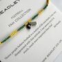 Norwich City Football Fan Bead Bracelet With Charms, thumbnail 2 of 6