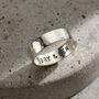 Mens Personalised Chunky Ring, thumbnail 8 of 8