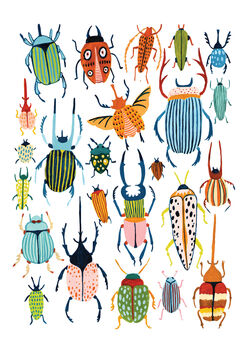 Beetle Art Print, 4 of 5