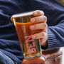 Personalised Retro Lettering Pint Glass, thumbnail 3 of 4