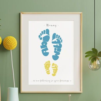 Following In Your Footsteps Print, 3 of 4
