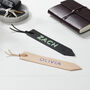 Personalised Leather Colour Pop Bookmark, thumbnail 1 of 3