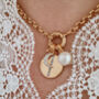 Oversized Rolo Chain Charm Necklace, thumbnail 1 of 4