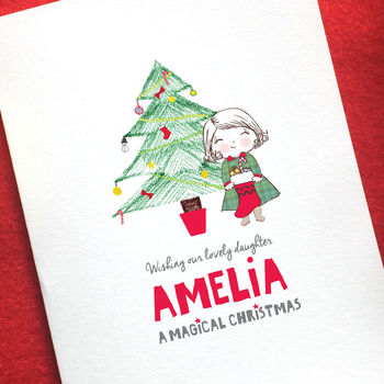 Personalised Little One's Christmas Card, 3 of 4
