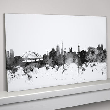 Newcastle Skyline Cityscape Black And White, 2 of 6