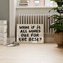 What If It All Works Out Hand Painted Quote Print, thumbnail 5 of 9