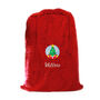 Personalised Santa Gift Sack With Christmas Tree Design, thumbnail 2 of 6