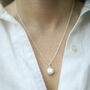 Triora Baroque Pearl And Sterling Silver Pendant, thumbnail 3 of 4