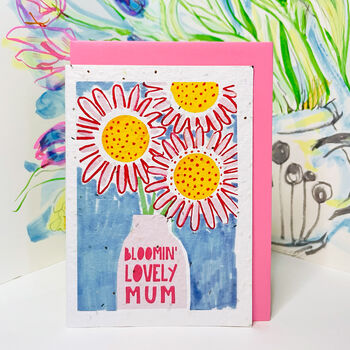 Blooming Plantable Mothers Day Card, 2 of 5