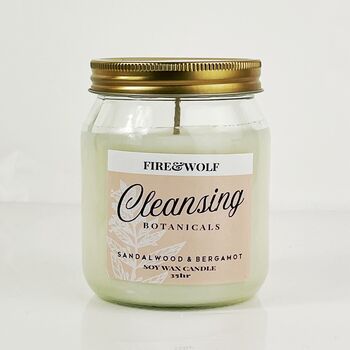 Cleansing Candle | Sandalwood And Bergamot, 2 of 3