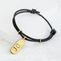 Personalised Leather Tag Bracelet, thumbnail 1 of 5