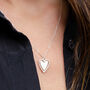 Personalised Spinning Love Heart Necklace, thumbnail 3 of 9