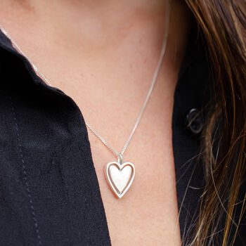 Personalised Spinning Love Heart Necklace, 3 of 9