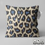 Ikat Cushion Cover With Leopard Pattern, thumbnail 1 of 7