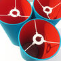Turquoise Blue Drum Lampshade, thumbnail 5 of 9