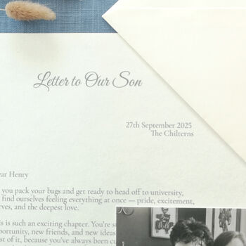 A Letter To Our Son/Daughter When They Leave For University, 2 of 12