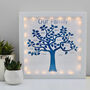 'Our Family' Personalised Family Tree Picture Light, thumbnail 3 of 12