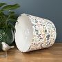 Ashbee Teal Blush Pink Floral Empire Lampshades, thumbnail 8 of 9