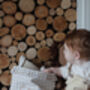 Personalised Beige Gingham Ruffle Basket, thumbnail 3 of 11