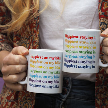 Rainbow Slogan Personalised Mug, 2 of 3