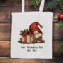 Personalised Christmas Gonk Gnome Tote Bag, thumbnail 11 of 11