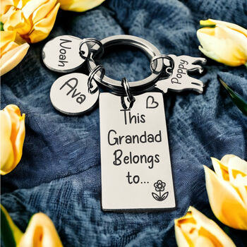 Personalised Modern Keyring Gift, 3 of 11