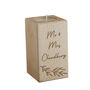 Personalised Botanical Wooden Tealight Holder, thumbnail 3 of 3