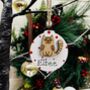 Personalised Pussy Bauble Cat Christmas Tree Decoration, thumbnail 4 of 4