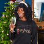'Looks Like Prosecco' Christmas Unisex Sweatshirt, thumbnail 1 of 7
