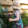 Reversible Jungle Pinafore Dress Cotton, thumbnail 3 of 8