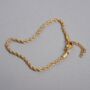 Gold Plated Rope Bracelet Chain Mens Steel Bracelet, thumbnail 2 of 10