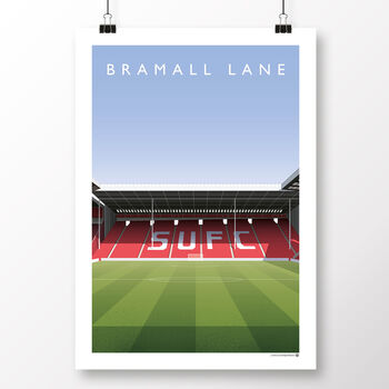 Sheffield United Bramall Lane From Centre Circle Poster, 2 of 7