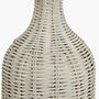 Grey Wash Rattan Bottle Table Lamp, thumbnail 5 of 7