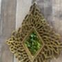 Coral Inspired Gold Diamond Wall Mirror Home Decor Gift, thumbnail 4 of 9