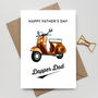 Personalised Fathers Day Scooter Card, thumbnail 2 of 4